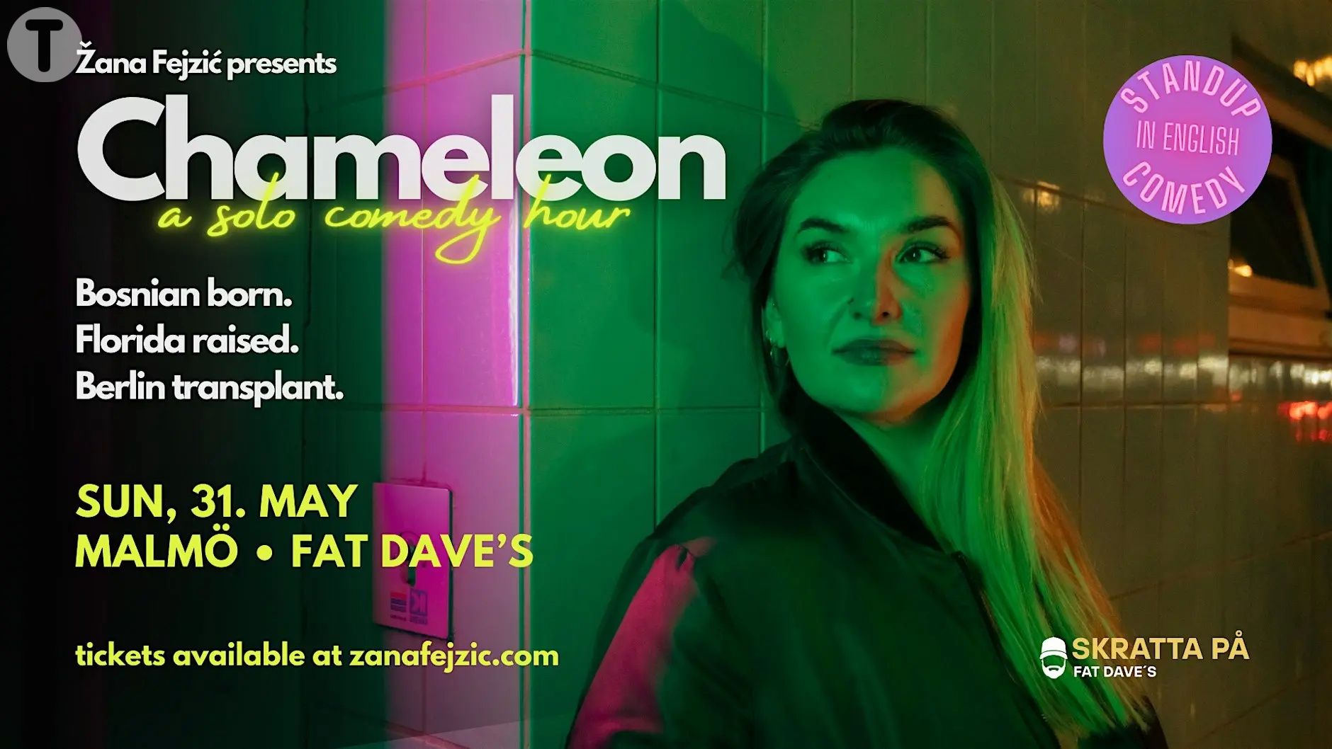 Žana Fejzić presents Chameleon: Solo English Standup Comedy 
