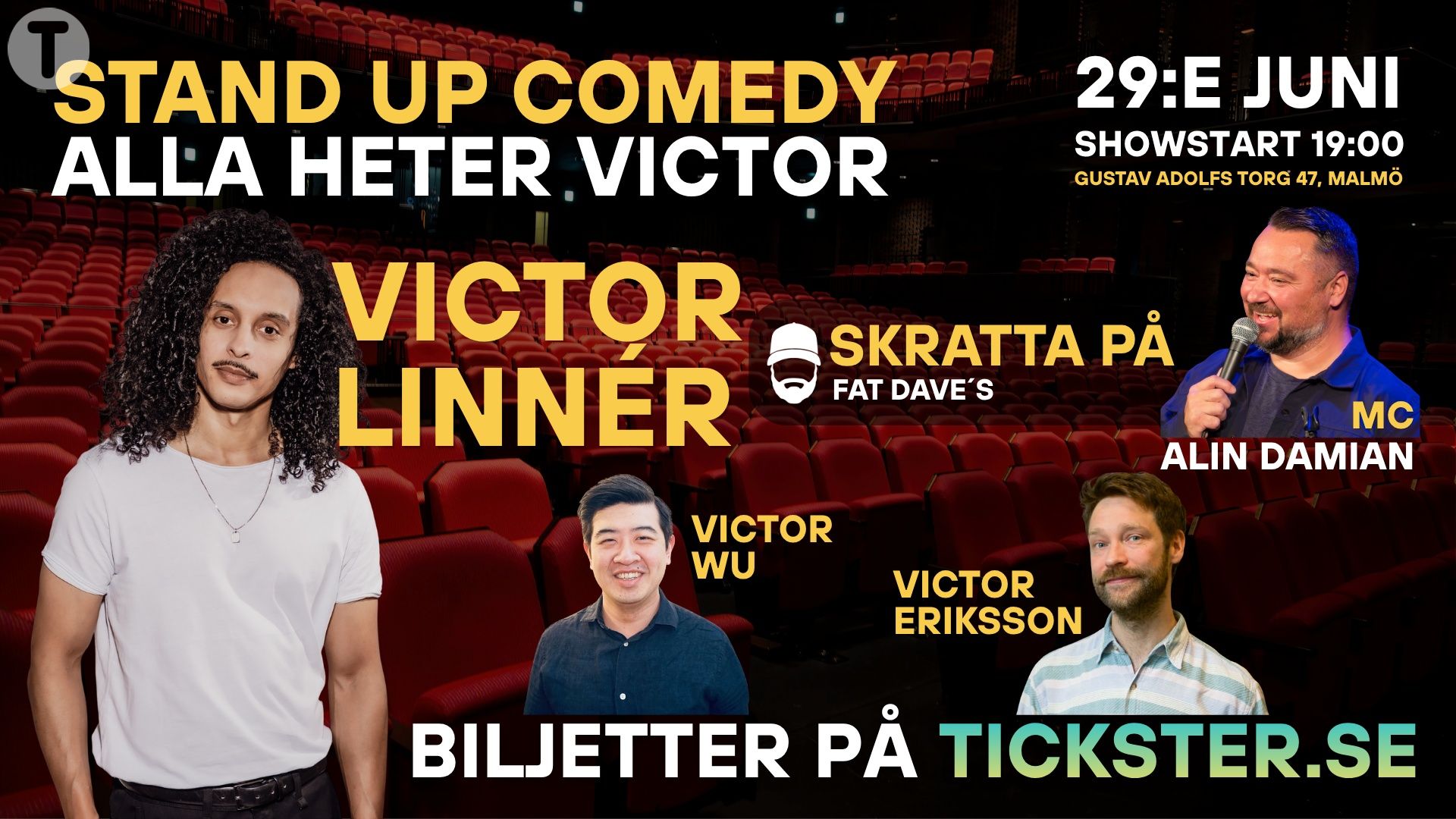 Skratta på Fat Dave´s S02E10 - Victor Linnér - Alla heter Victor