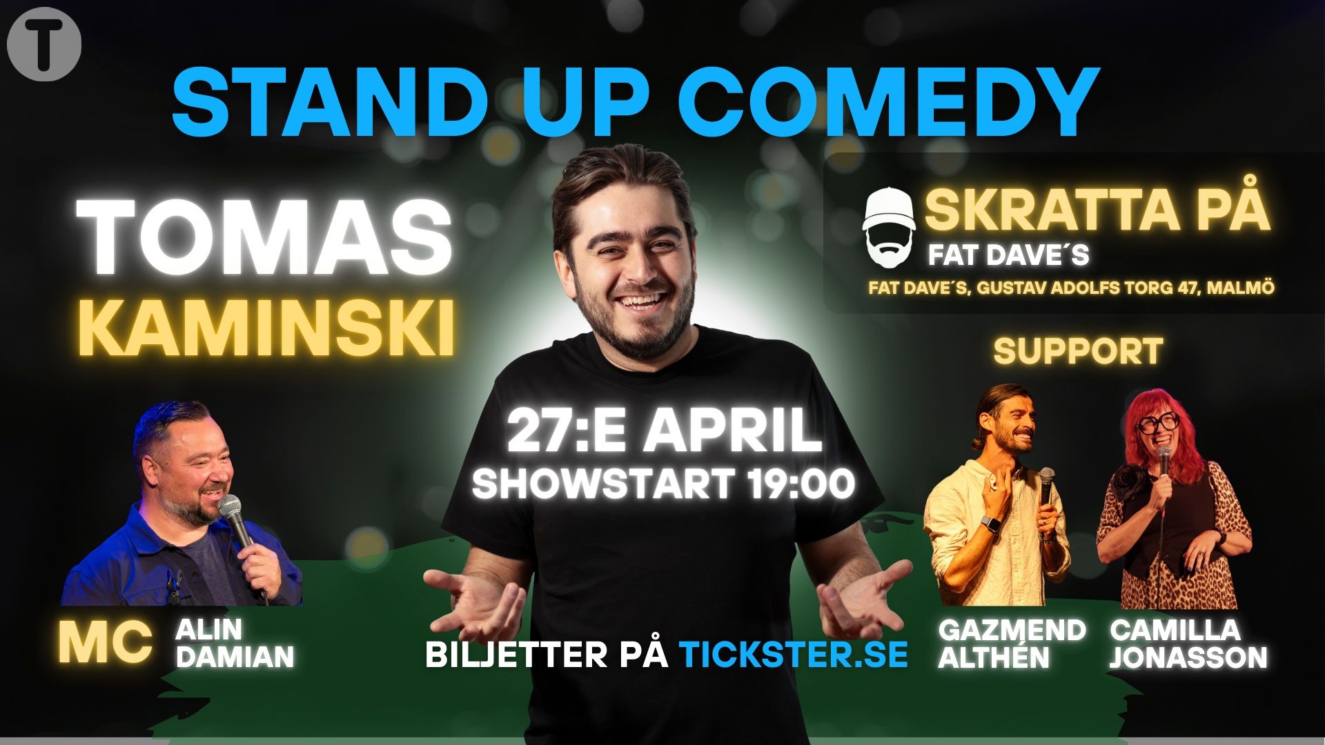 Skratta på Fat Dave´s S02E04 Tomas Kaminski 