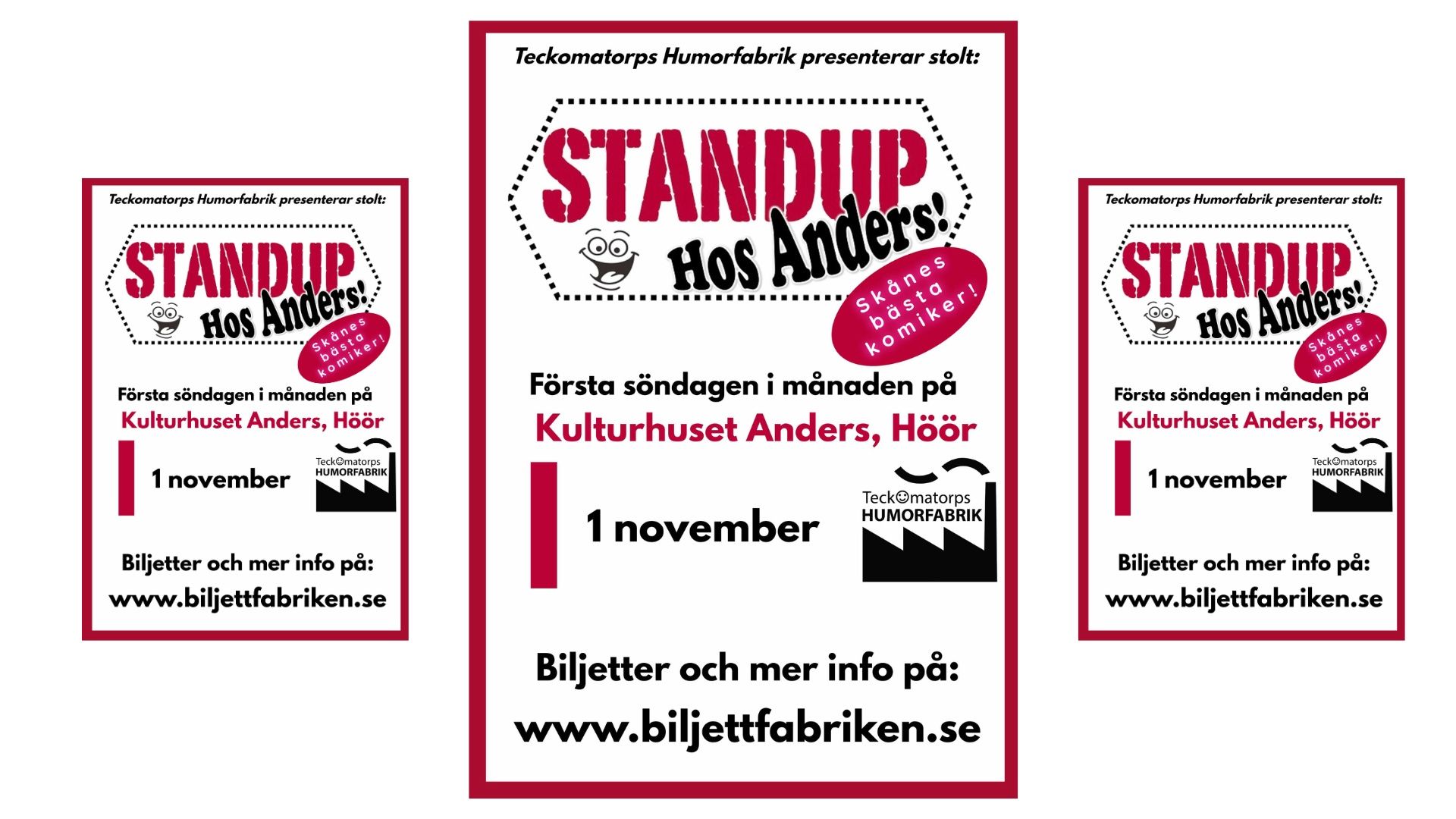 Standup hos Anders! 
