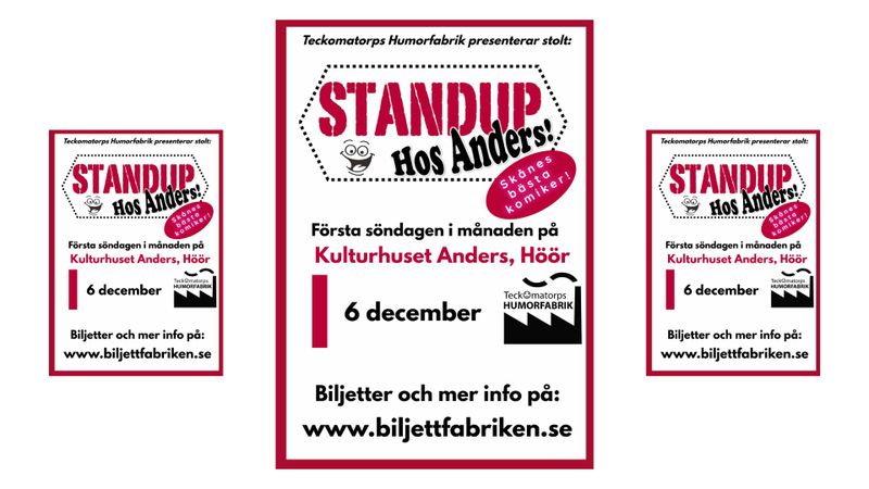 Standup hos Anders! 