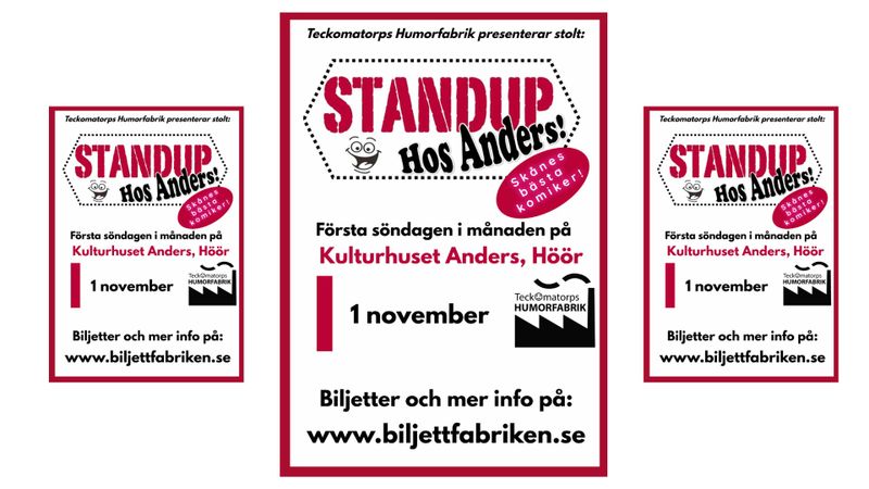 Standup hos Anders! 